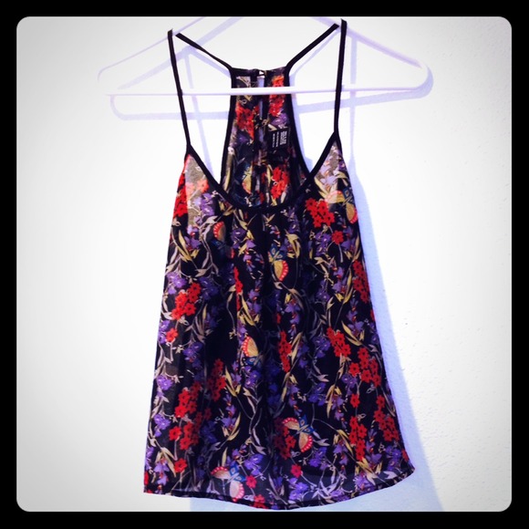 Floral Chiffon Cami - XS