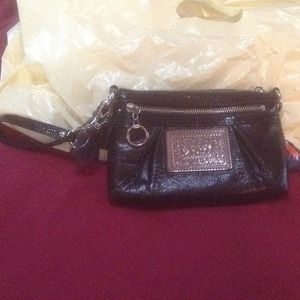Coach wrist purse. With strap