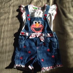 Elmo overalls
