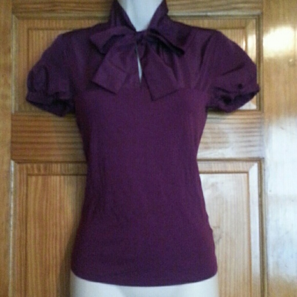 dark purple top