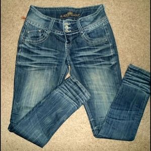 Distressed Skinny Jeans