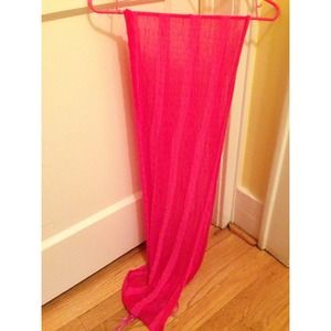 hot pink scarf