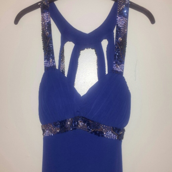 Royal Blue Dress - Picture 2 of 3