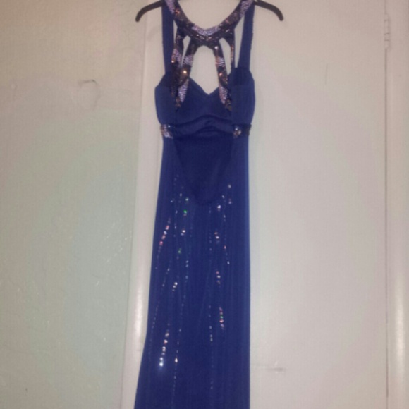 Royal Blue Dress - Picture 3 of 3