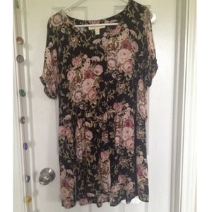 Vintage inspired floral dress
