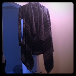 Long knitted sweater