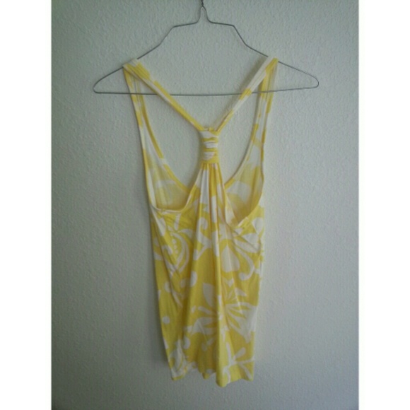 Yellow Print Racerback - Picture 2 of 2