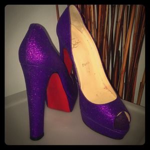 💯 Glitter Bambou 140mm PeepToe CLs