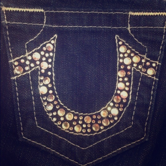 True Religion rhinestone jeans