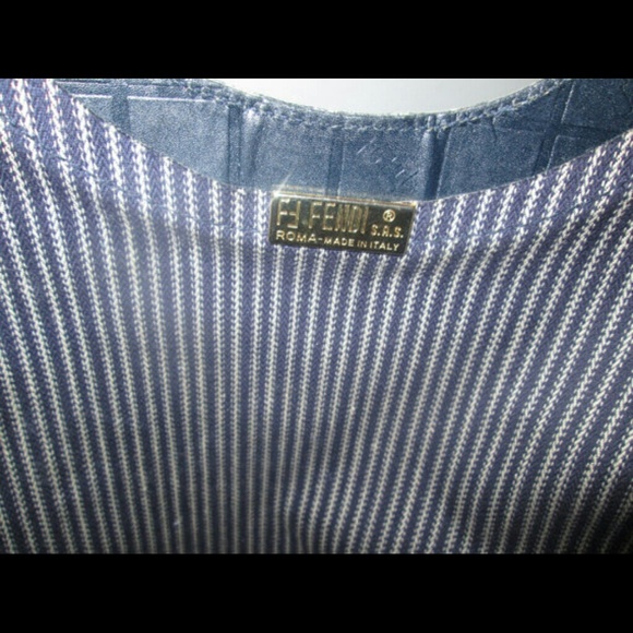VINTAGE AUTHENTIC  FENDI TOTE HANDBAG - Picture 3 of 3