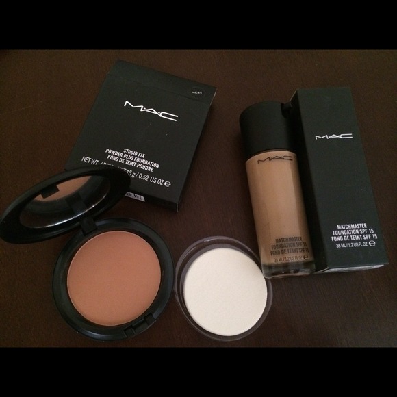 NC 45 powder MAC Match Master 7.5 foundation