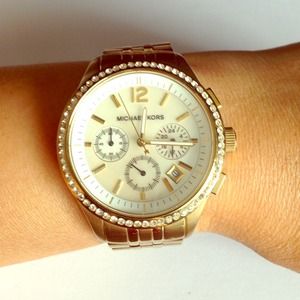 Michael Kors Gold Chronograph Watch
