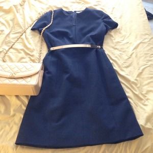 Classic DvF navy dress