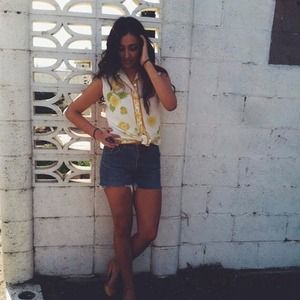 Vintage Floral 70's Blouse