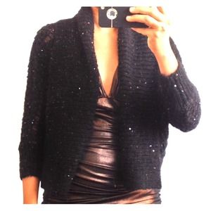 NWT Express Sequin Cardigan