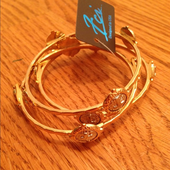 Set of gold bangles