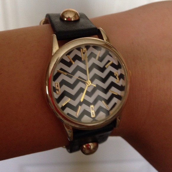 black chevron watch - Picture 1 of 1