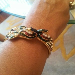 New peacock head bracelet