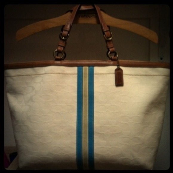 Authentic Coach Carryall - Picture 1 of 4