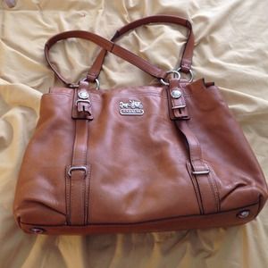 Authentic leather Coach purse