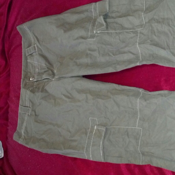 Green Cargo Pants size 7