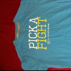 Nike Livestrong Blue Shirt size large