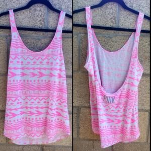 pink tribal tank