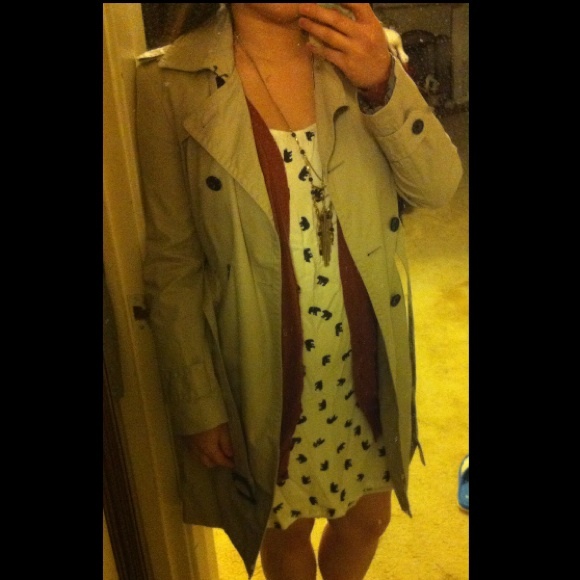 Petite small banana republic trench coat