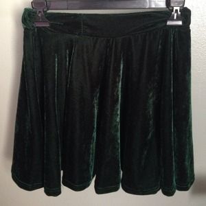 Velvet skirt
