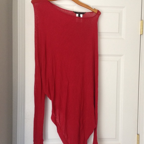 *reduced* BCBG Off Shoulder Knit Sweater