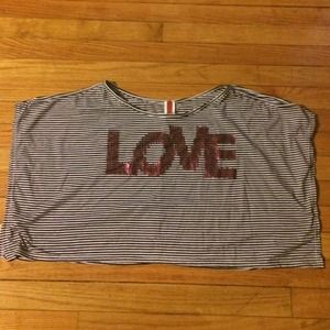 🚫🚫🚫sold🚫🚫🚫Stripe crop top