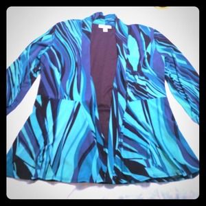 Beautiful jacket open front 3/4 sleeves