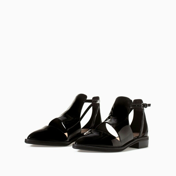 SOLD / ZARA Cut Out Boots - Picture 2 of 4