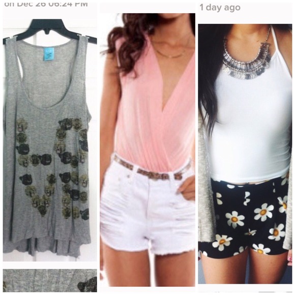 Tobi Tops - Bundle: Tobi bodysuit, daisy shorts, love tank
