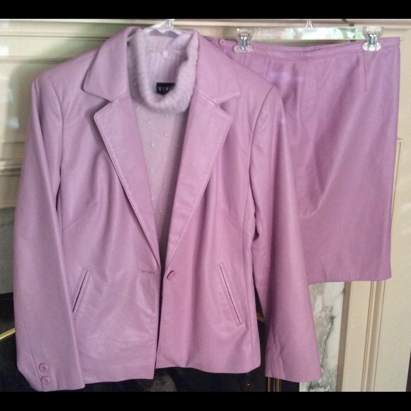 Luscious Genuine Leather Suit