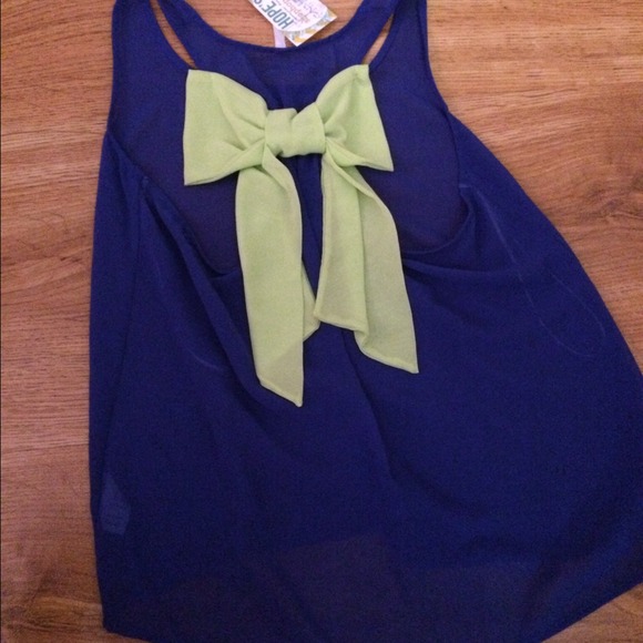 Tops - Bow back Tank Top