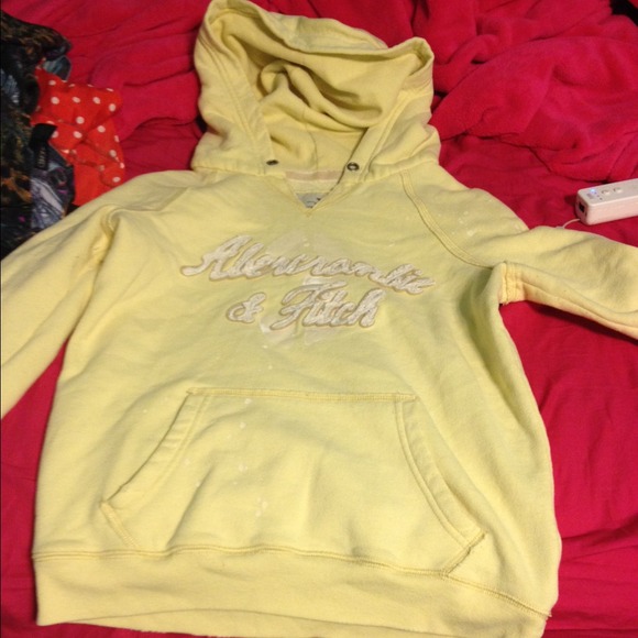 Yellow Abercrombie Hoodie