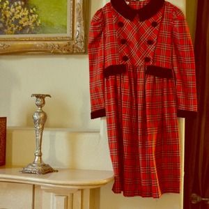 Bonnie Jean red kids dress