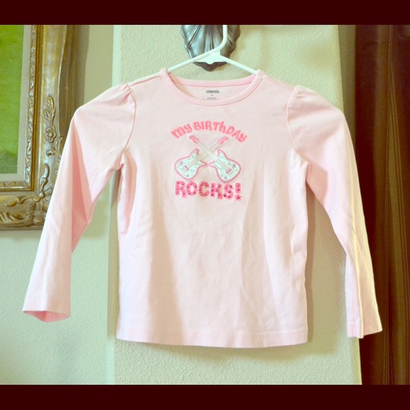 Light pink birthday tee