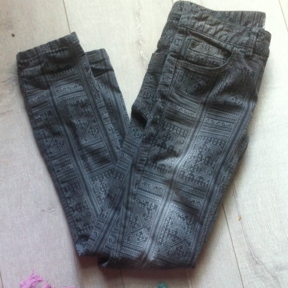 Free People tribal print jeans
