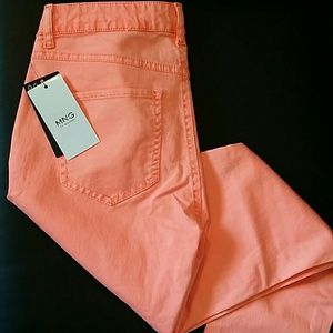 MNG by Mango Coral Skinny Jeans