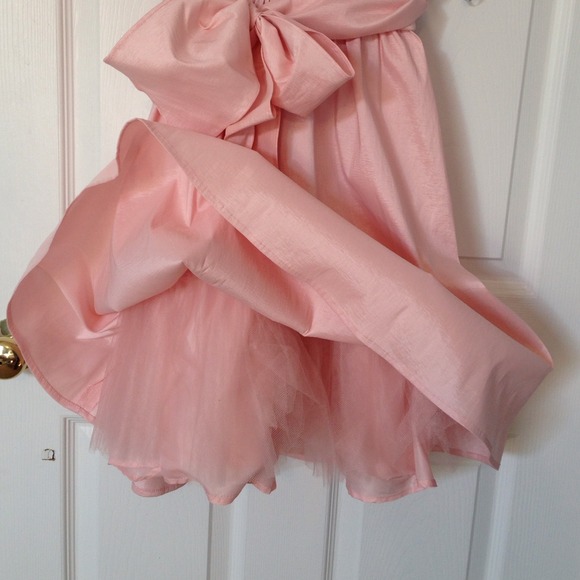 Baby doll pink cocktail dress - Picture 3 of 4