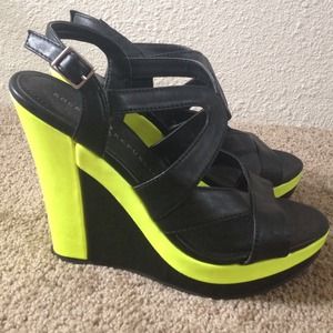 Neon Rock & Republic Wedges