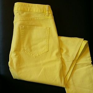 MNG by Mango Yellow Skinny Jeans