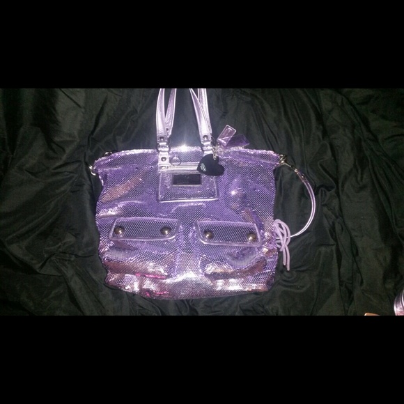 Coach XL Lilac Sequin Spotlight 13838