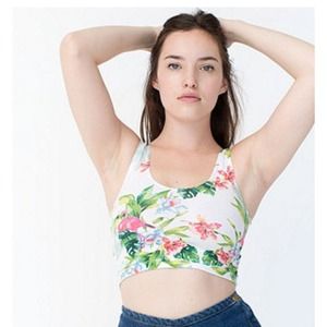AA Tropical Crop Top, no tags though