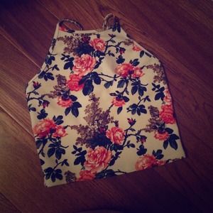 Floral Halter Top