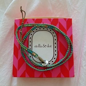 Stella and Dot Turquoise Wrap Bracelet