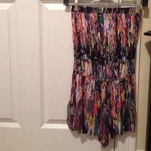 Multi-colored romper from Delia's