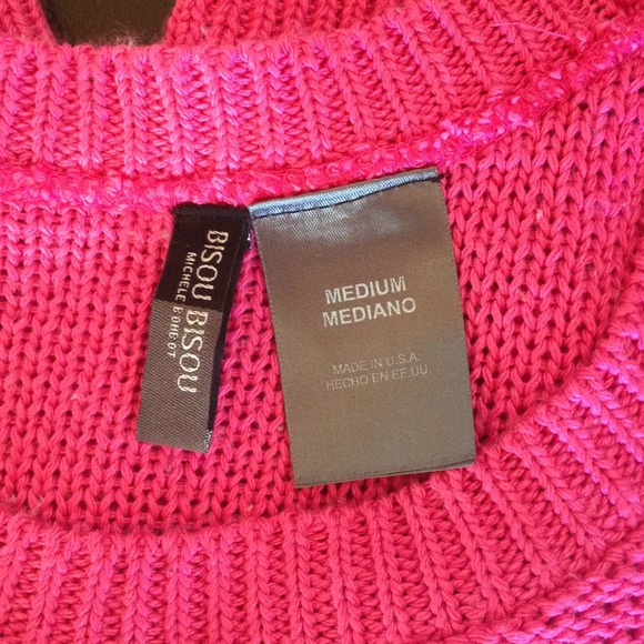 Hot pink light sweater - Picture 4 of 4